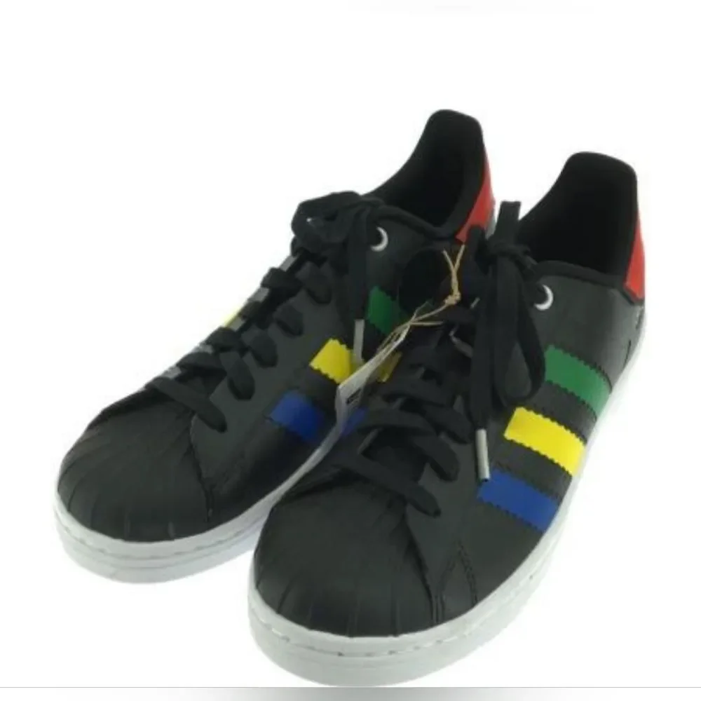 Adidas Shoes Black Superstar OT Tech Colorful Sneakers Black Multi Men 7